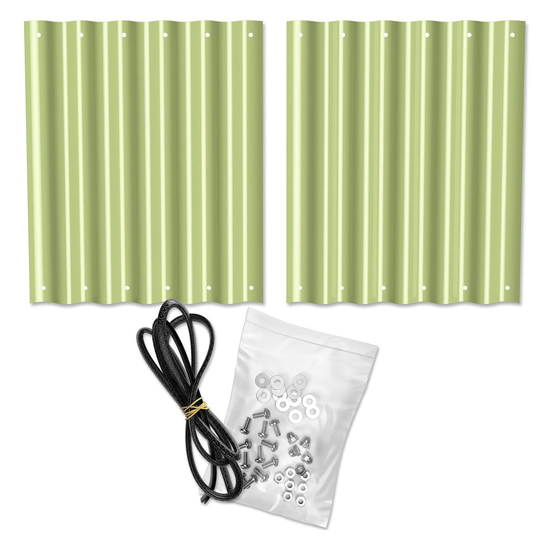 Erweiterungs-Kits für Hochbeete mit 42 cm Höhe. In 3 Farben erhältlich.