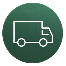 LKW-Icon – Symbol für kostenlosen Versand.