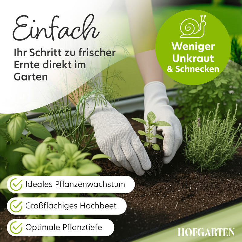 HOFGARTEN Metall-Hochbeet 'QuickGrow XL' (78 cm Beethöhe)