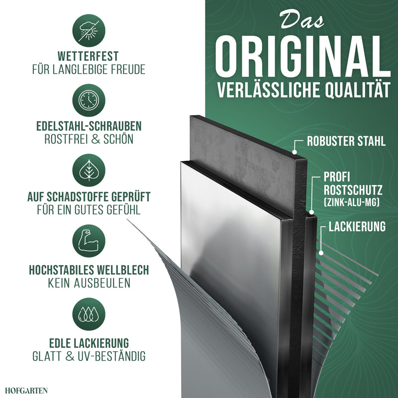 HOFGARTEN QuickGrow Compact, Metall Hochbeet