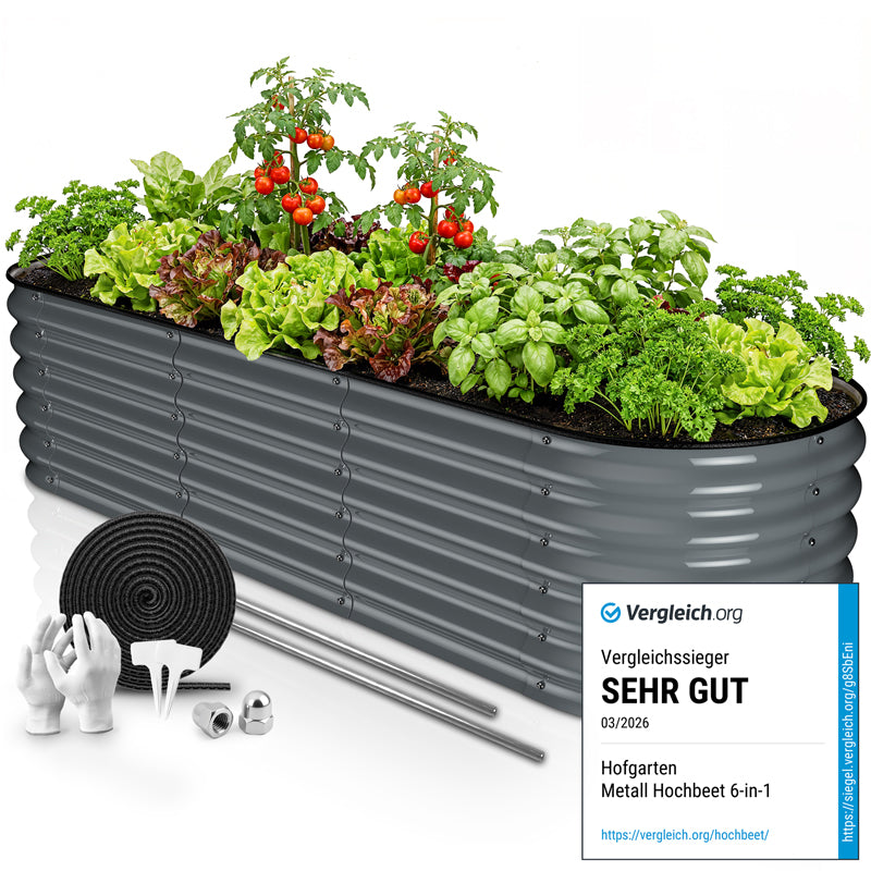 HOFGARTEN QuickGrow, 6-in-1 Metall Hochbeet