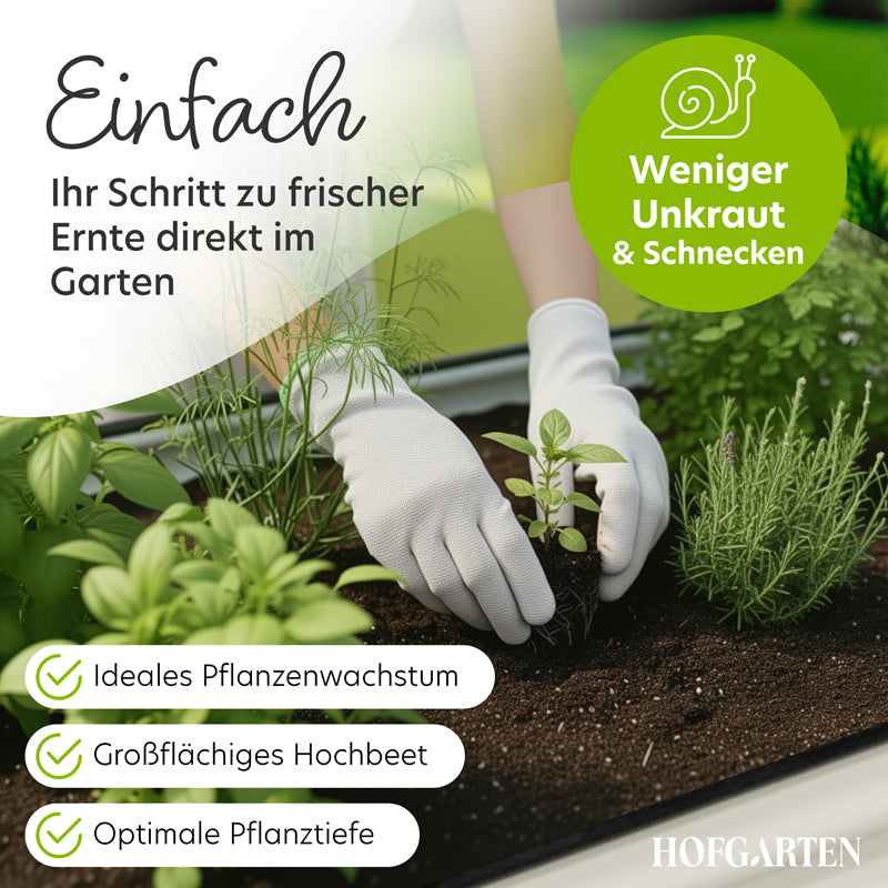 HOFGARTEN Metall-Hochbeet 'QuickGrow XL' (78 cm Beethöhe)