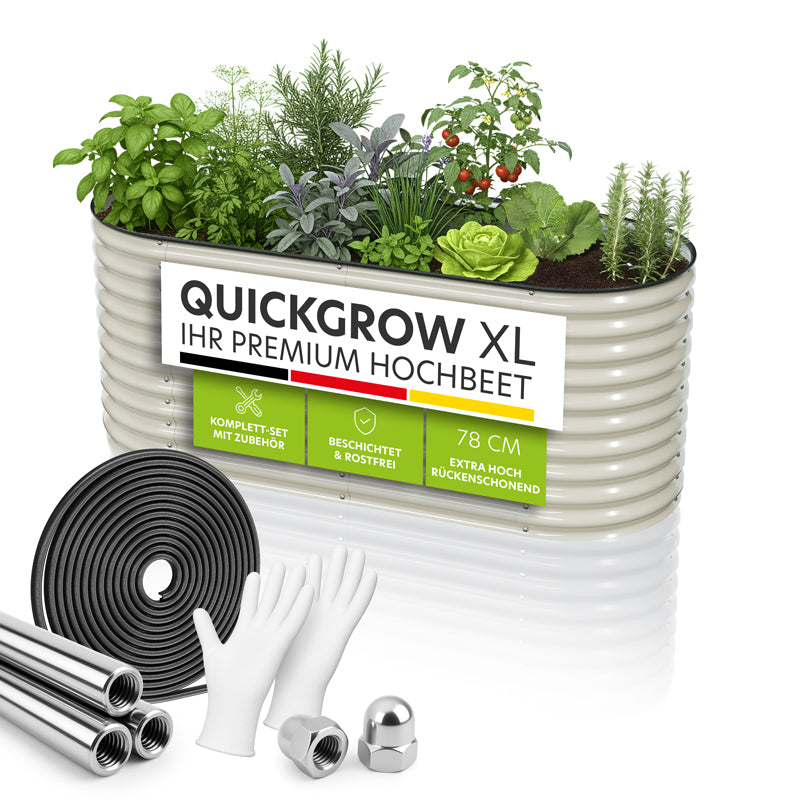 HOFGARTEN Metall-Hochbeet 'QuickGrow XL' (78 cm Beethöhe)