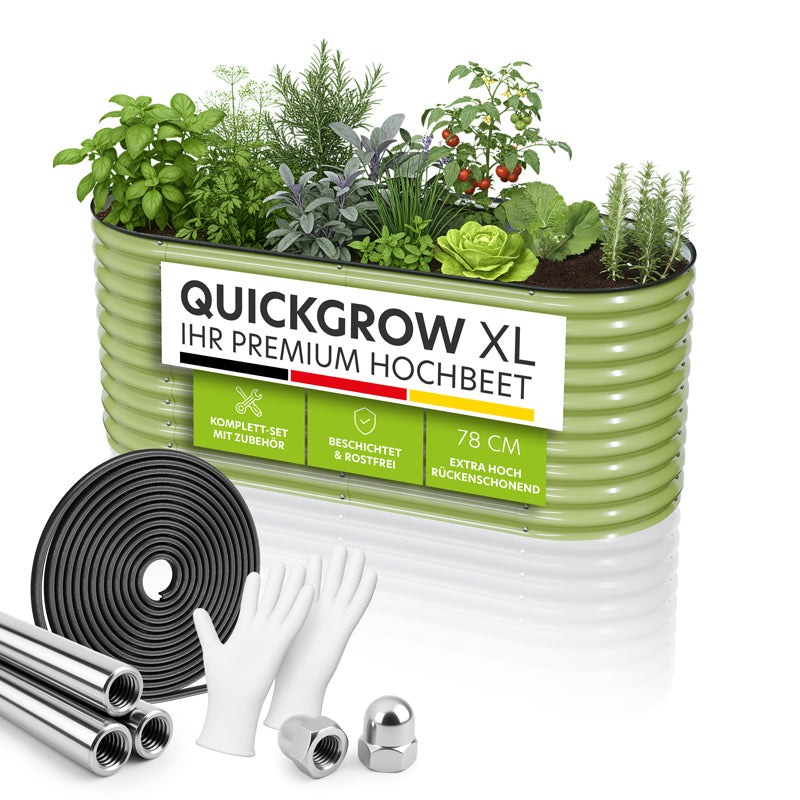 HOFGARTEN Metall-Hochbeet 'QuickGrow XL' (78 cm Beethöhe)