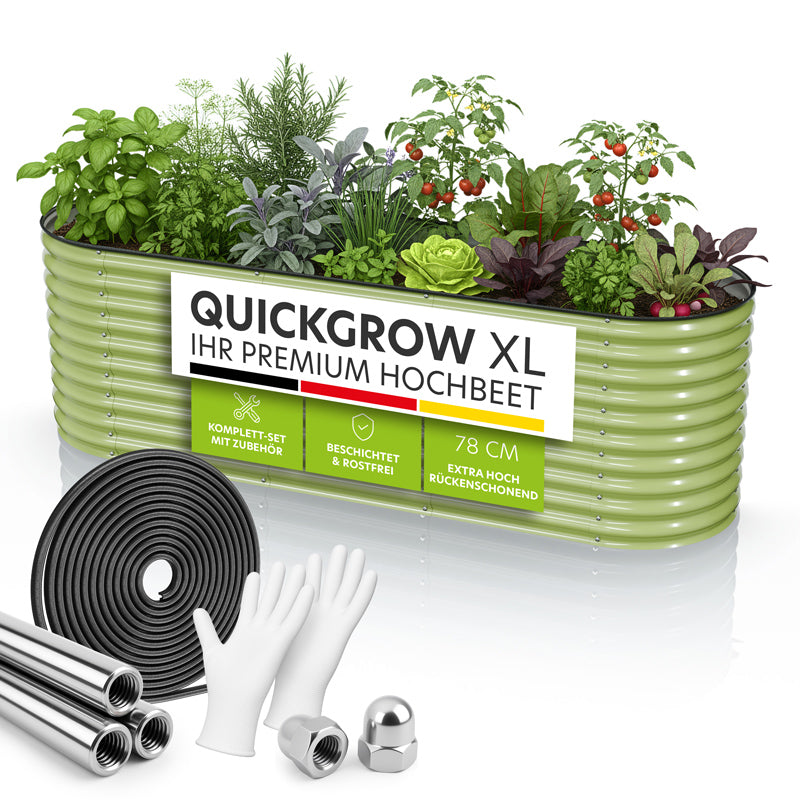 HOFGARTEN Metall-Hochbeet 'QuickGrow XL' (78 cm Beethöhe)