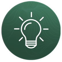 Glühbirne - Symbol für Wissenswertes