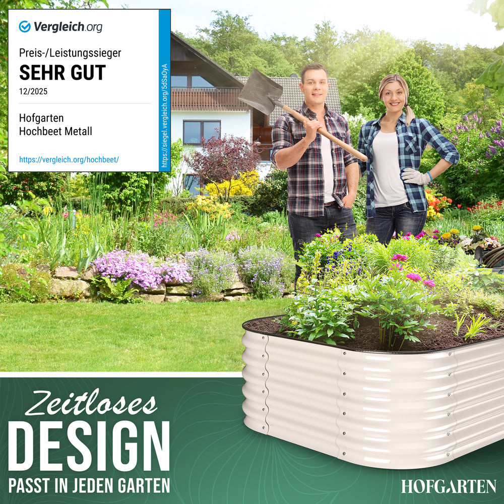 HOFGARTEN QuickGrow, 6-in-1 Metall Hochbeet