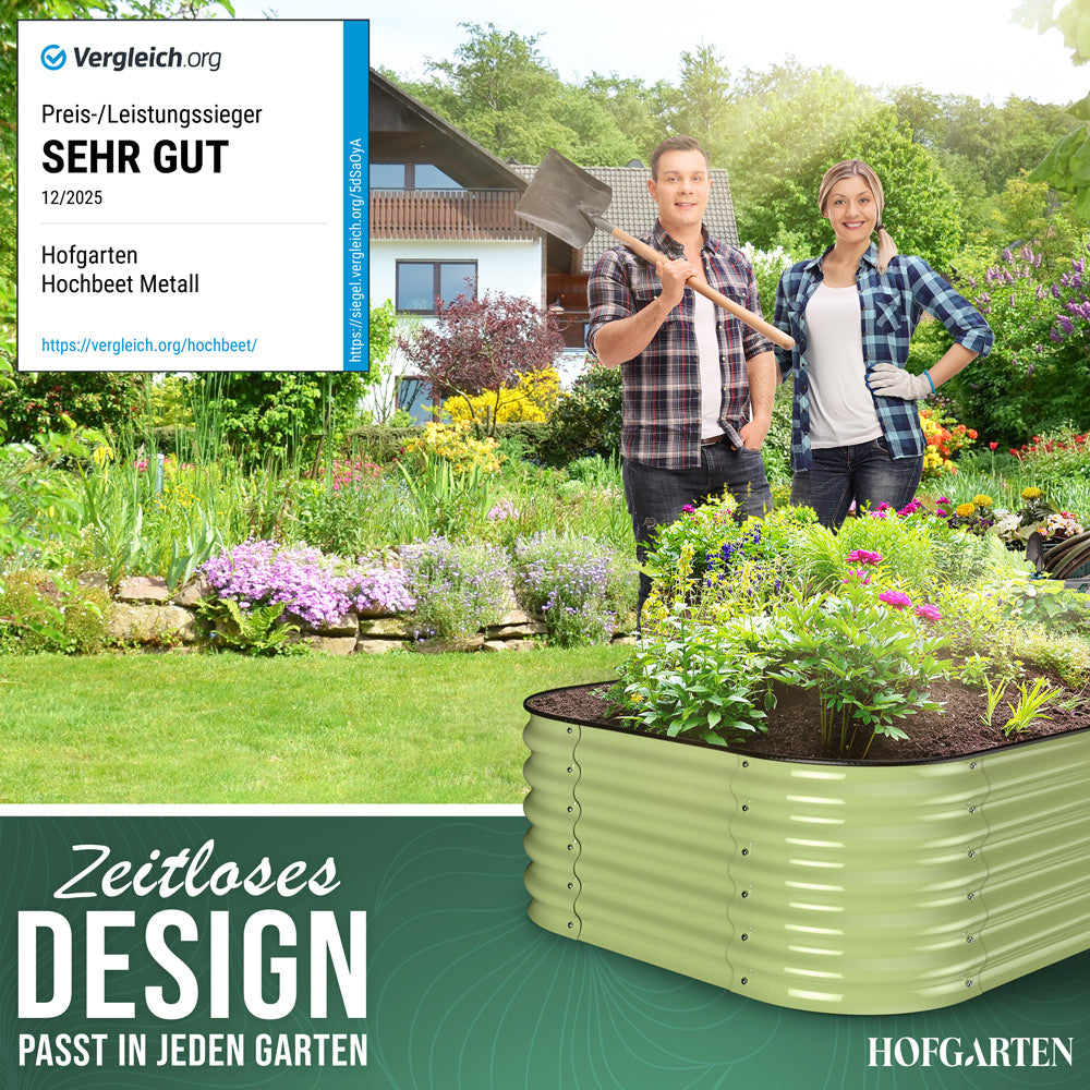 HOFGARTEN QuickGrow, 6-in-1 Metall Hochbeet