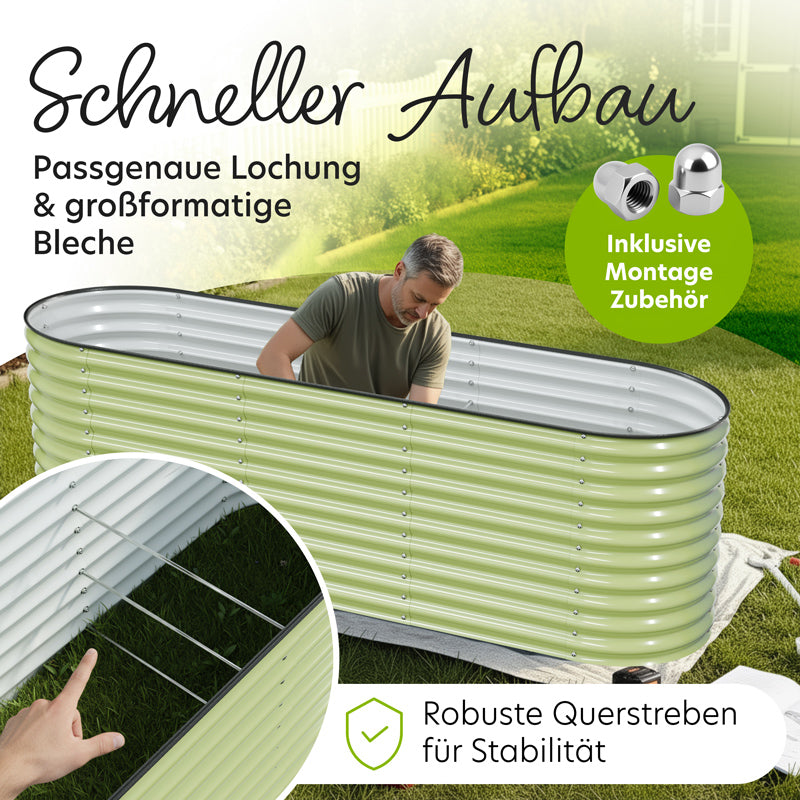 HOFGARTEN Metall-Hochbeet 'QuickGrow XL' (78 cm Beethöhe)