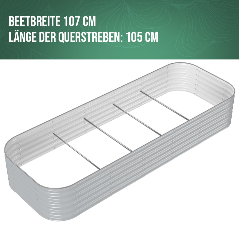 HOFGARTEN Querstreben 2er Set | Beetbreite 60 cm oder 107 cm (Bitte auswählen)