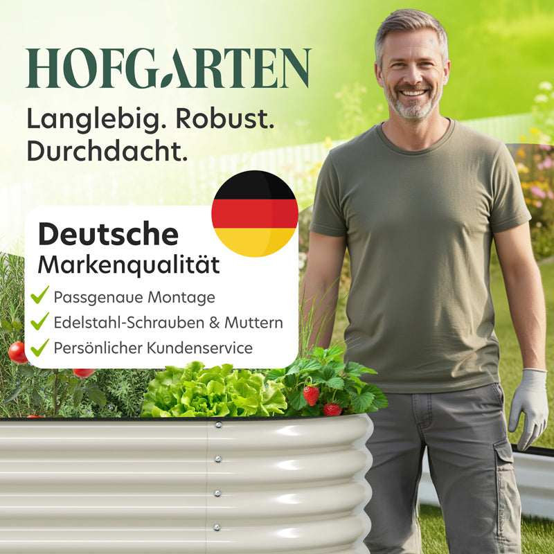 HOFGARTEN Metall-Hochbeet 'QuickGrow XL' (78 cm Beethöhe)