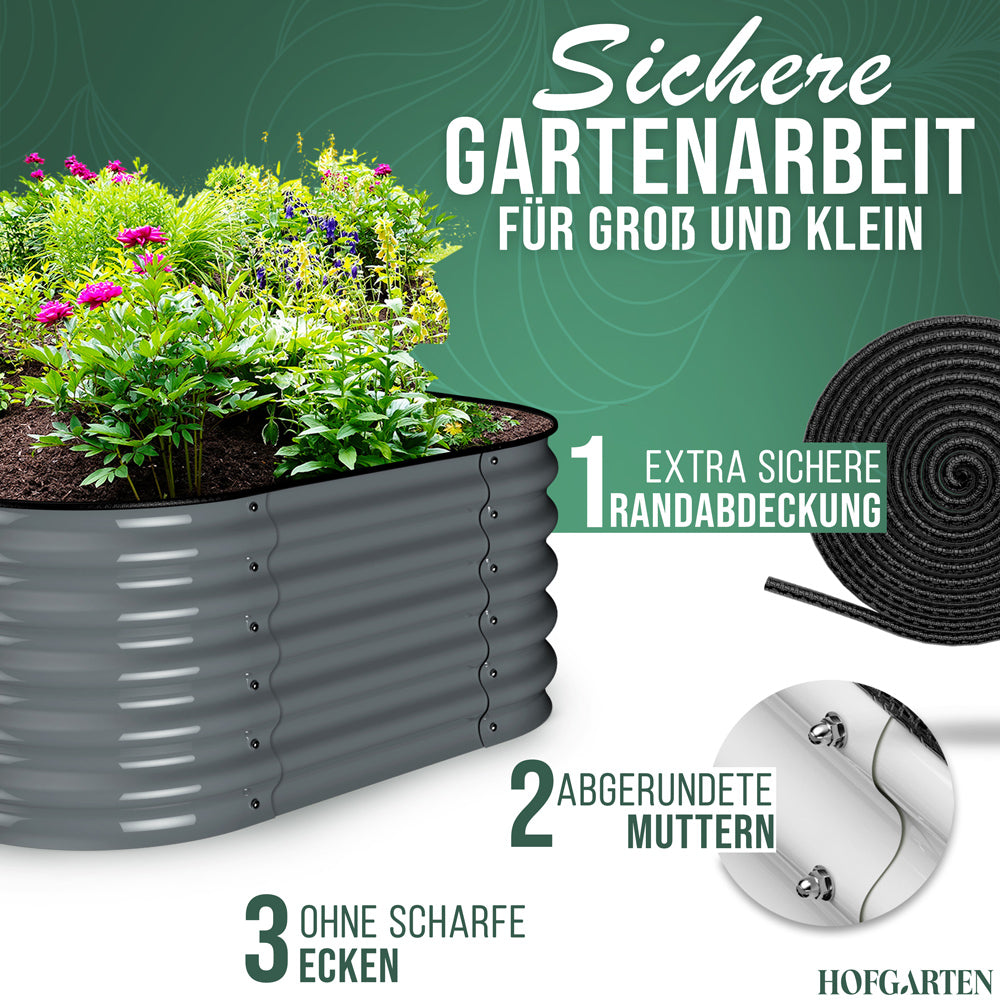 HOFGARTEN QuickGrow, 6-in-1 Metall Hochbeet