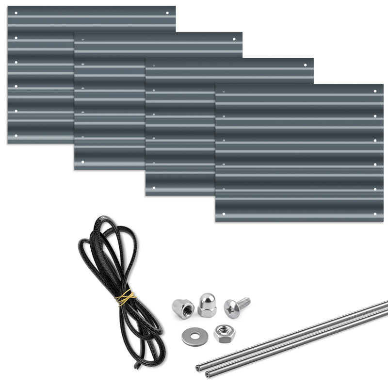 HOFGARTEN Hochbeet Erweiterungs-Kit | Passend für 42 cm oder 64 cm Beethöhe (Bitte wählen)