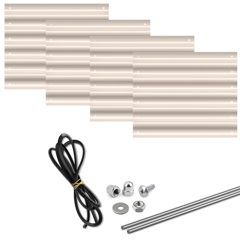 HOFGARTEN Hochbeet Erweiterungs-Kit | Passend für 42 cm oder 64 cm Beethöhe (Bitte wählen)