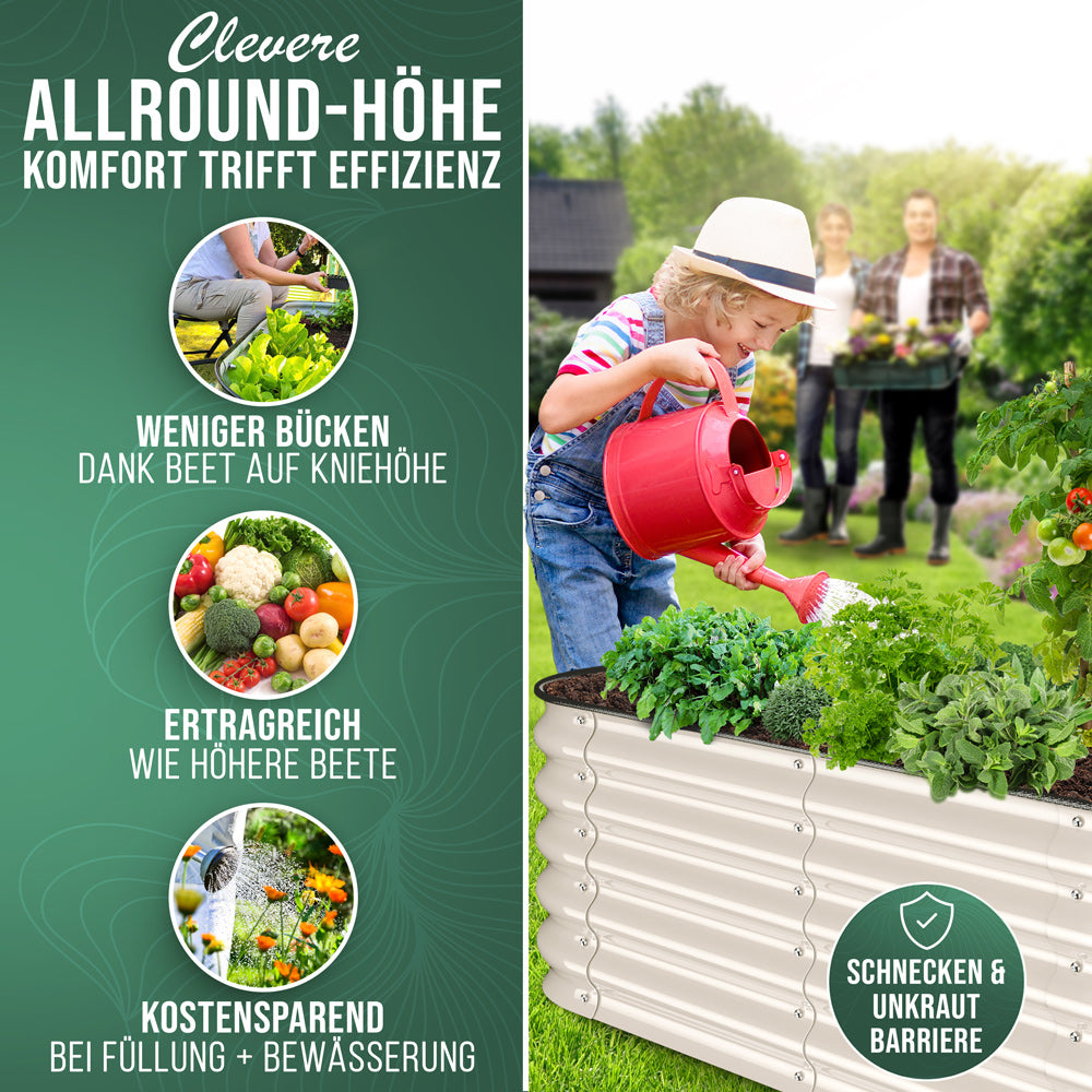 HOFGARTEN QuickGrow, 6-in-1 Metall Hochbeet