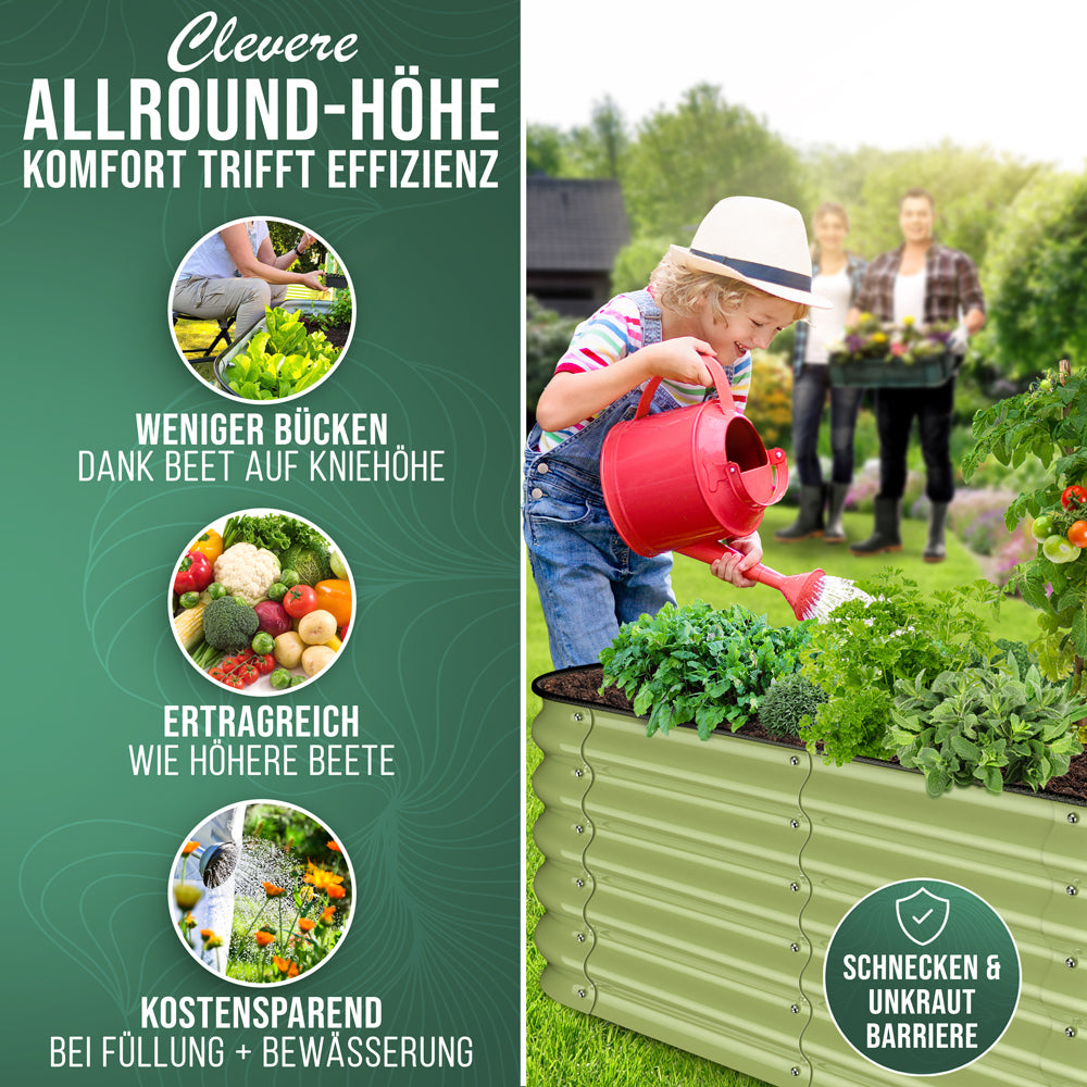 HOFGARTEN QuickGrow, 6-in-1 Metall Hochbeet